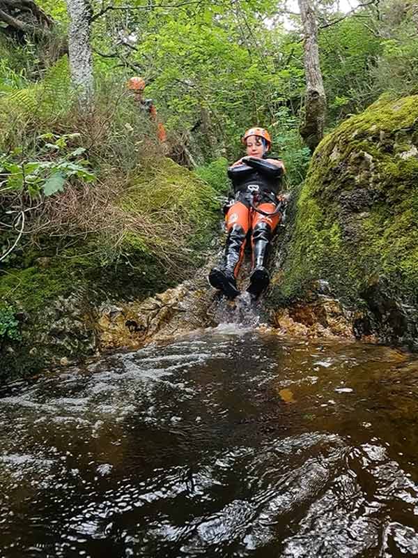 Tobogán en el Carangas